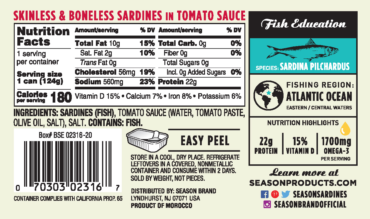 Canned Sardines Nutrition Facts
